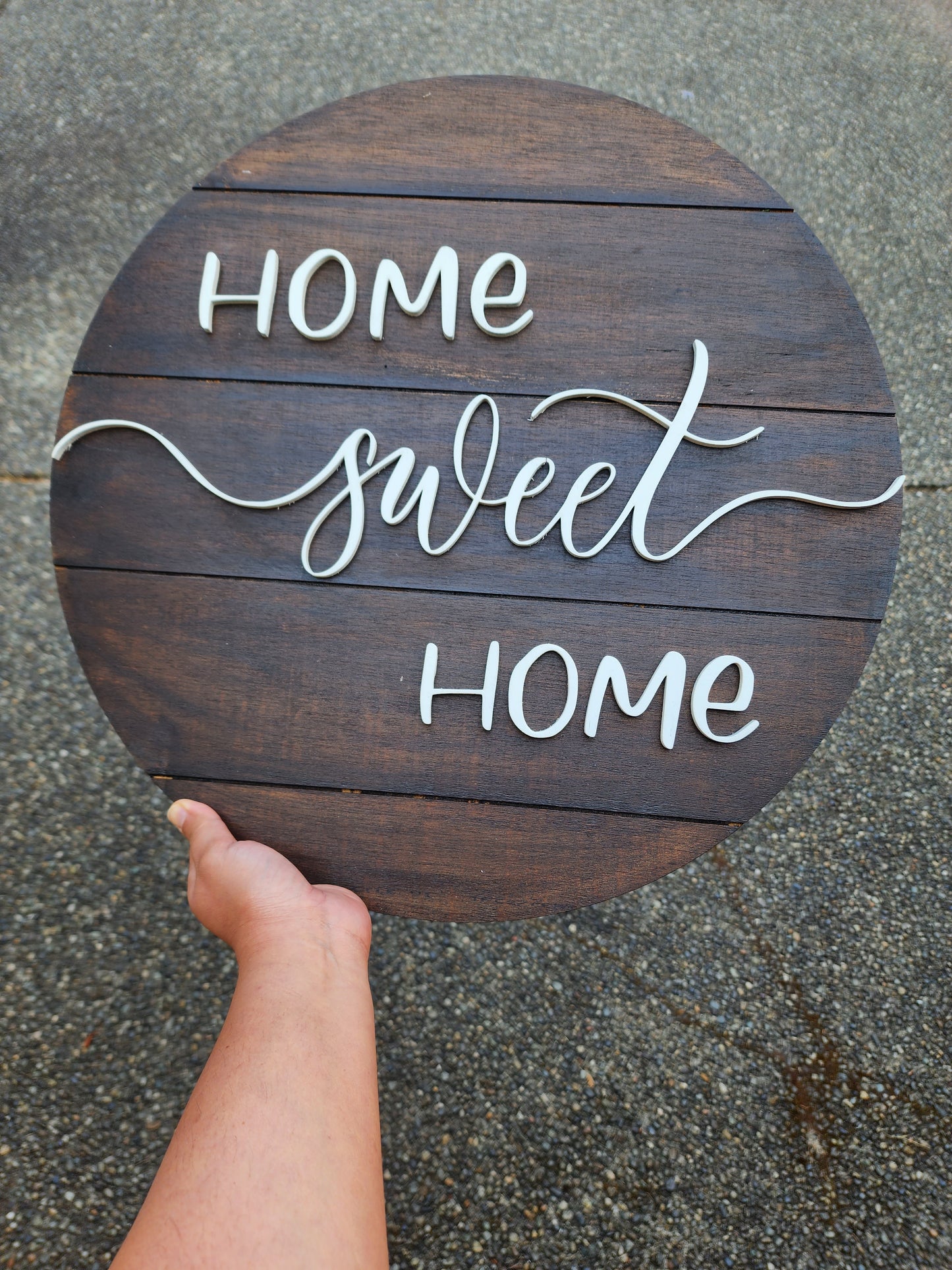 Home sweet home sign