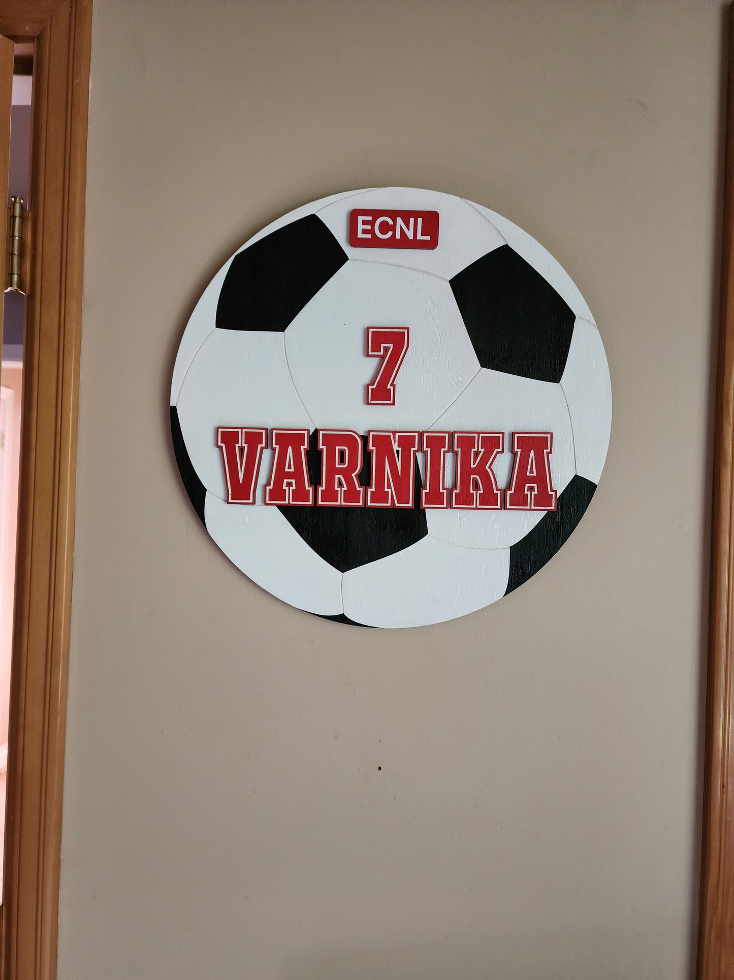 Detailed Soccer ball sign for Teenagers, soccer players, League players