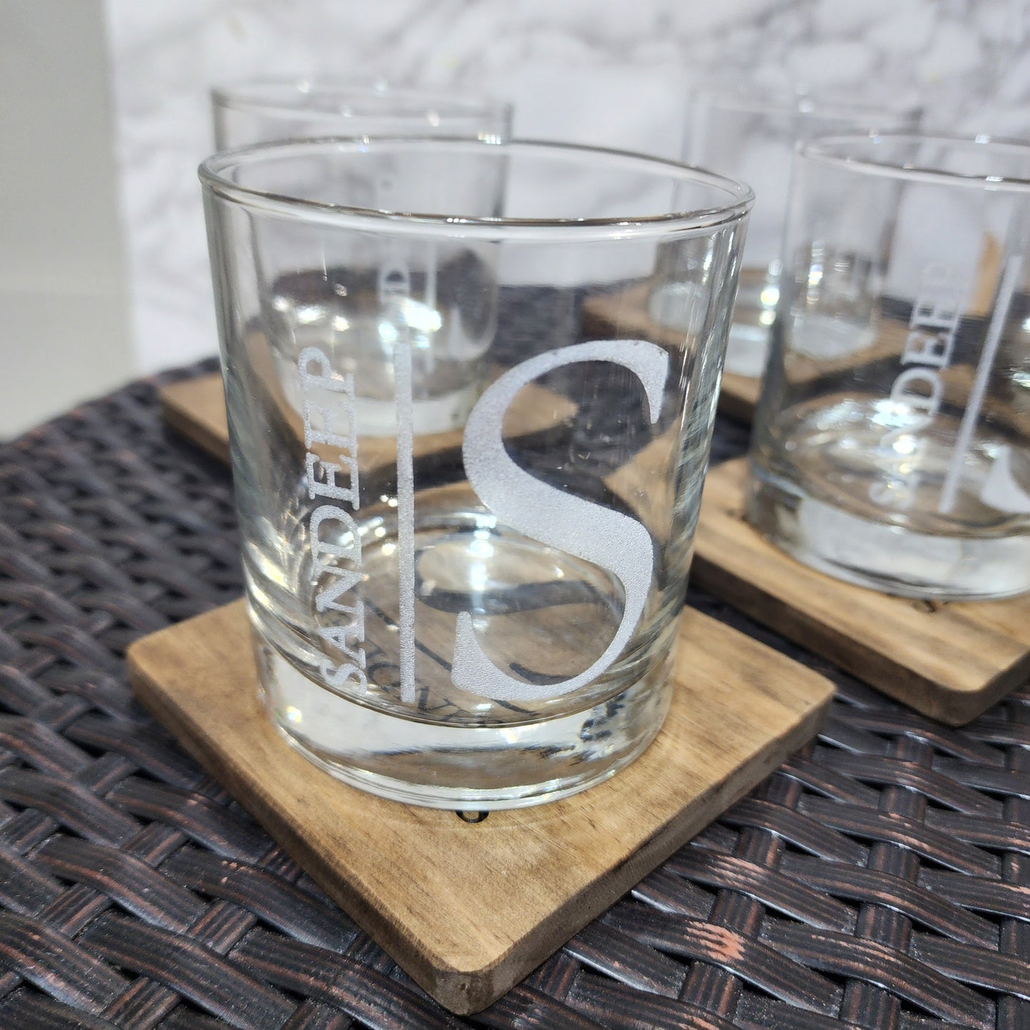 Engraved glassware, Bulk Pricing Available