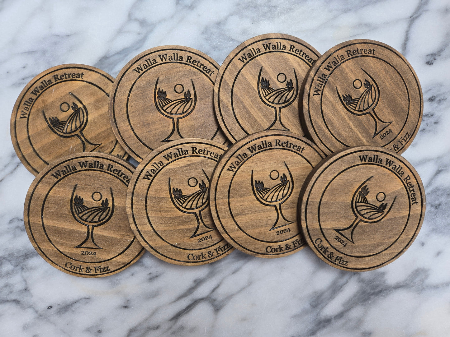 Custom made coasters