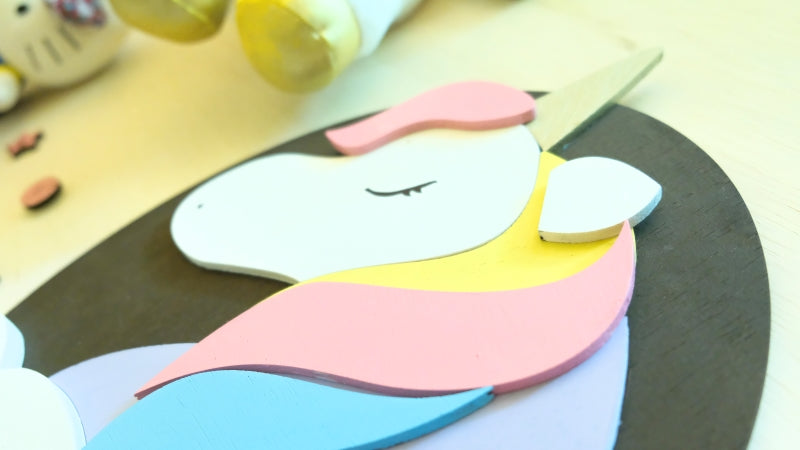 Personalized Unicorn Theme Sign For Girls Room, Little Girls Room Decor