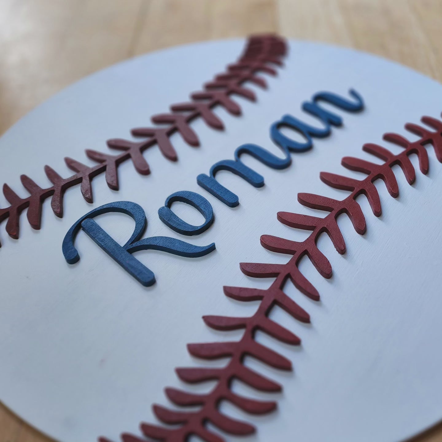 Baseball Theme Room Sign