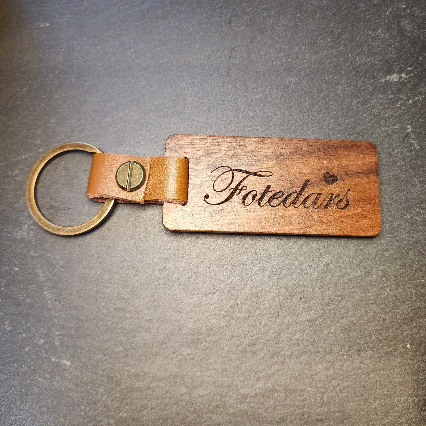 Engraved Wooden Keychains