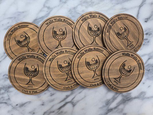 Custom made coasters