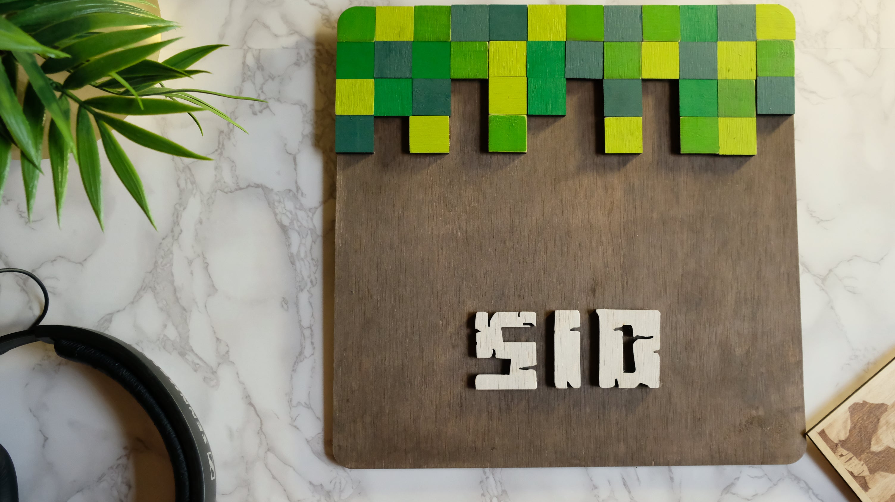 Minecraft Theme Sign – Laser Luxe Studios
